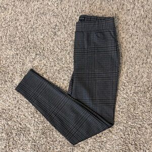 Sanctuary x Anthropologie Plaid Pull-On Skinny Pants size XS